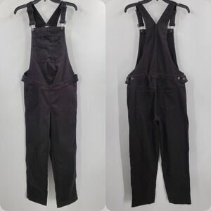 Women's Madewell Maternity Straight-Leg Overalls Carbondale Wash Medium NEW A5